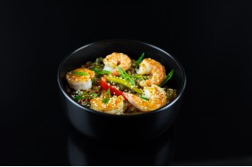 Рис с креветкой